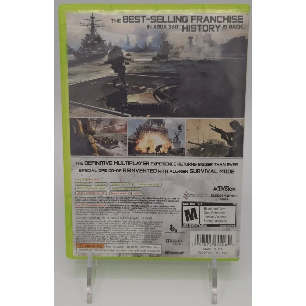Call of Duty Modern Warfare 3 - Xbox 360 - Authentic - CIB w/ Insert - Tested